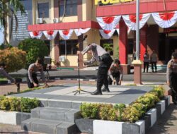 Ratusan Personel Polres Probolinggo Simulasikan Pengamanan Pilkada 2024