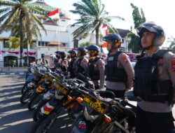 Simulasi Sispamkota Polres Ponorogo Peragakan Kerusuhan hingga Penculikan Saat Pilkada 2024