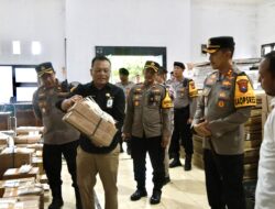 Kapolres Pastikan Keamanan dan Kesiapan Pilkada 2024, Cek Gudang Logistik KPU Jombang