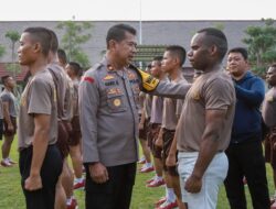 Polres Jombang semangati dan beri  Motivasi Siswa Latja SPN Mojokerto
