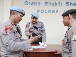 101 Senpi Anggota Polres Jombang Diperiksa Guna Antisipasi Penyalahgunaan