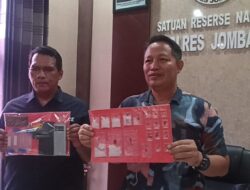 2 Residivis Narkoba Ditangkap di Jombang, Polisi Temukan 56,80 Gram Sabu