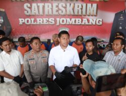 Polisi di Jombang Tangkap 5 Pelaku dan Amankan 5 Unit Sepeda Motor Hasil Curian