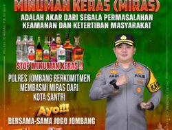 Kapolres Jombang Tegas Berantas Peredaran Miras, Dimulai dari Internal Kepolisian