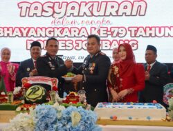Tasyakuran Hari Bhayangkara ke-79, Polres Jombang Berikan Penghargaan kepada Bupati, Dandim dan Pemenang Lomba
