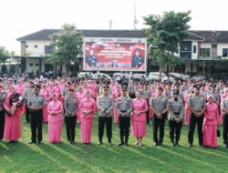 Kapolres Jombang Pimpin Upacara Kenaikan Pangkat Anggotanya, Tegaskan Peningkatan Tanggung Jawab, Profesionalisme, dan Integritas
