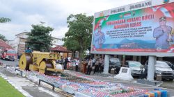 Jelang Ramadhan, Polres Jombang Musnahkan Belasan Ribu Liter Minuman Keras