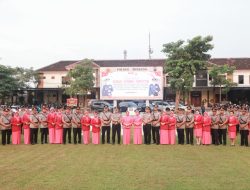 Kapolres Jombang Pimpin Sertijab Kasat Reskrim dan Sejumlah Kapolsek Jajaran