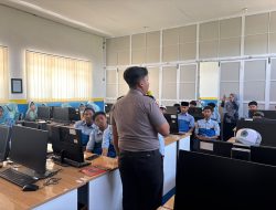 Polres Jombang Edukasi Literasi Artificial Intelligence Kepada Pelajar SMK 1 Muhamadiyah Jogoroto, Jombang
