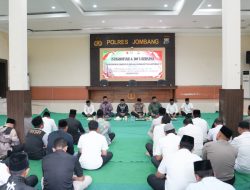 Polres Jombang Gelar Istighosah dan Doa Bersama Perkokoh Sinergitas serta Jaga Kondusivitas Kamtibmas Menjelang Muktamar NU ke-35